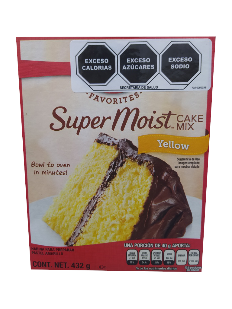harina para preparar pastel amarillo betty crocher 432gr