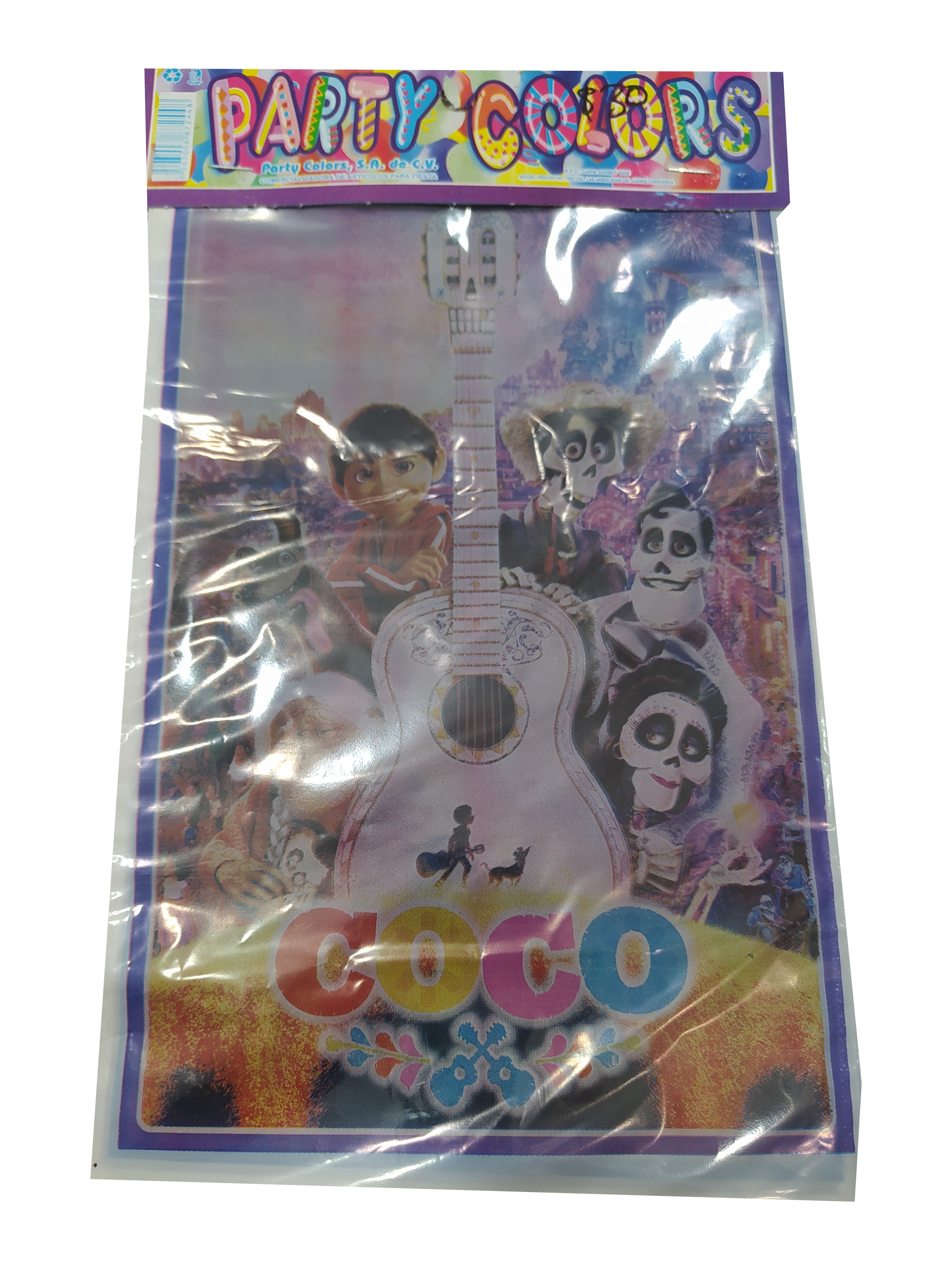 bolsa dulcera plastico figura coco paquete