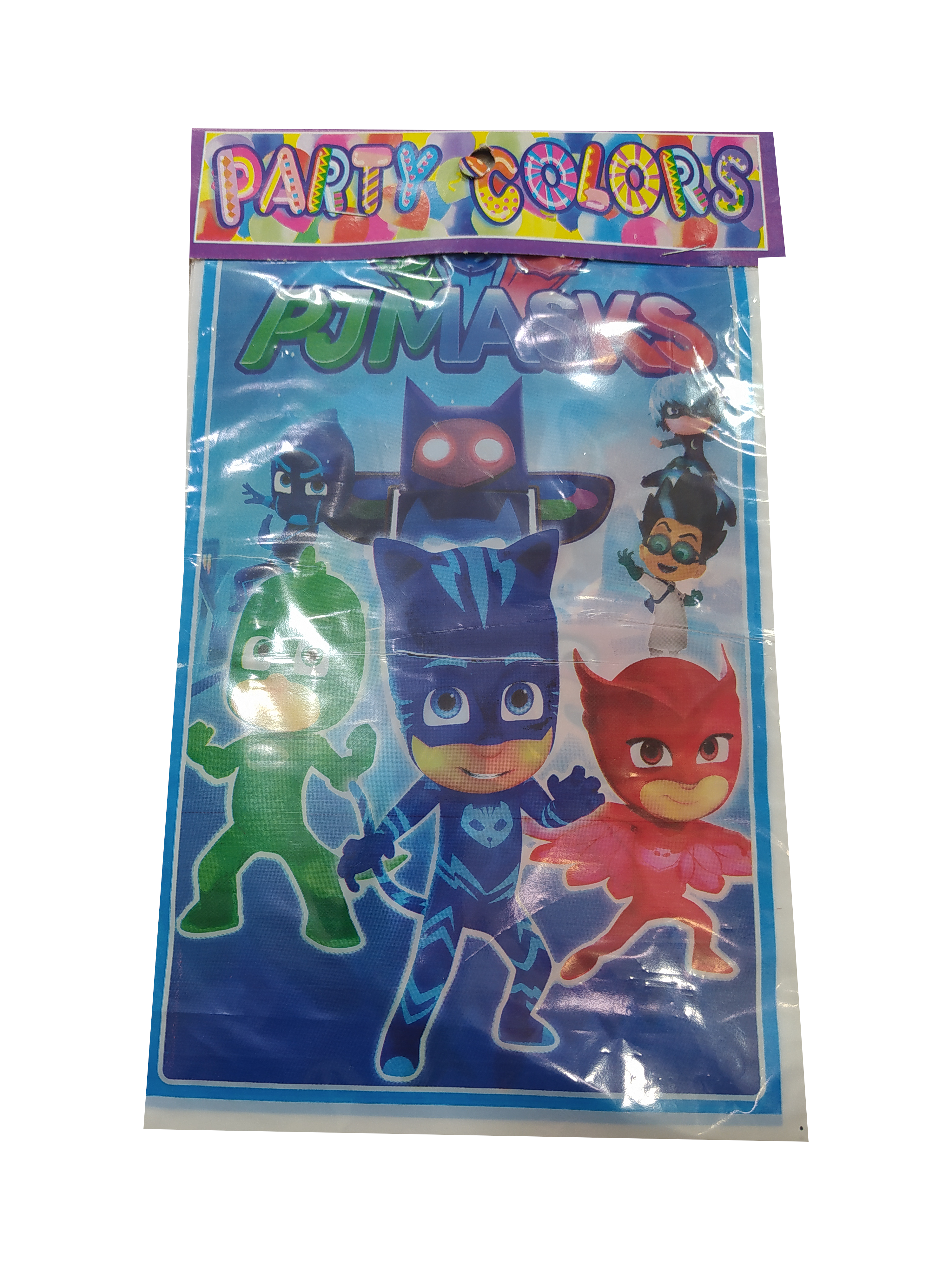 bolsa dulcera plastico figura heroes pijama paquete