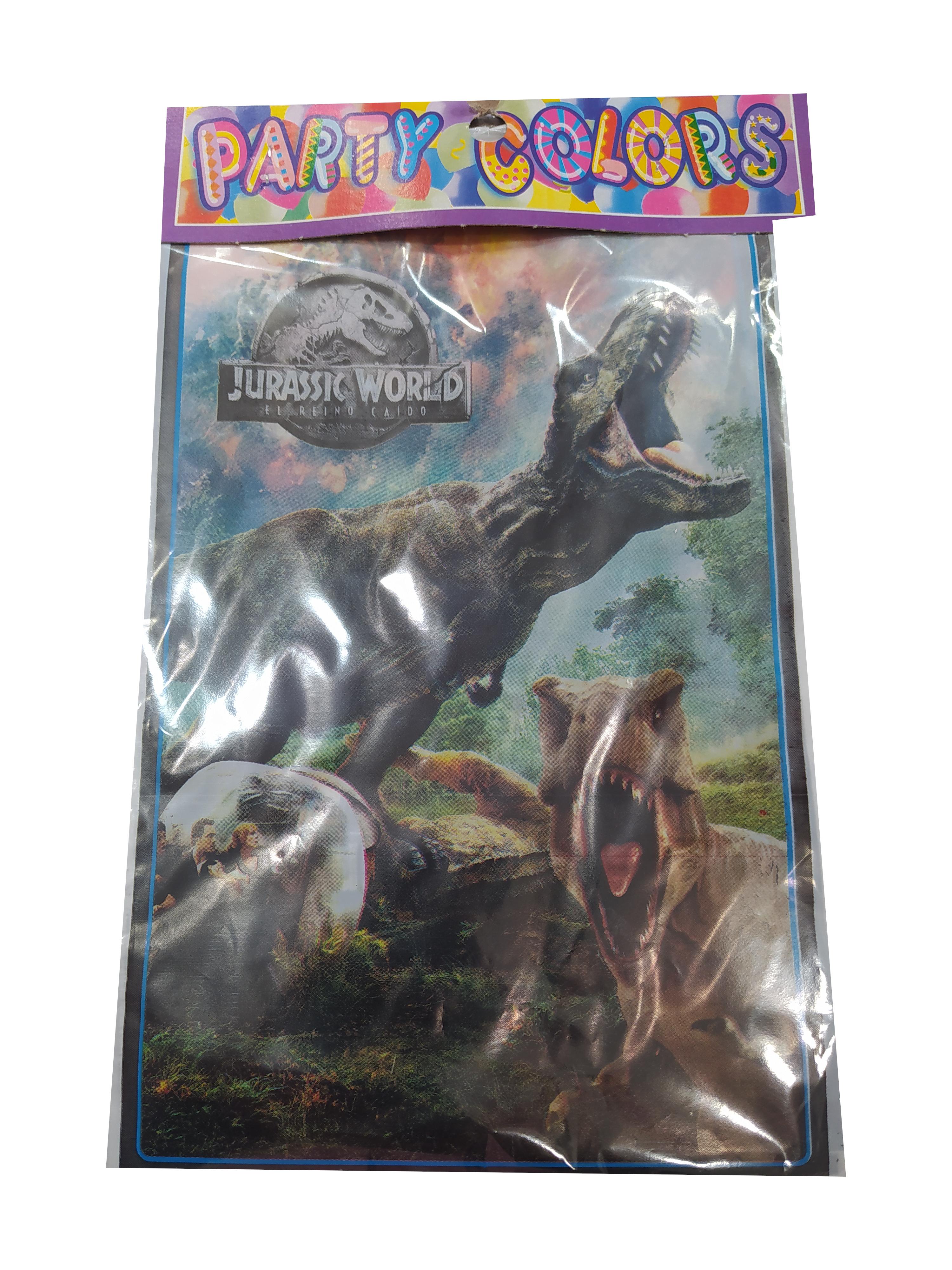 bolsa dulcera plastico figura jurassic world paquete