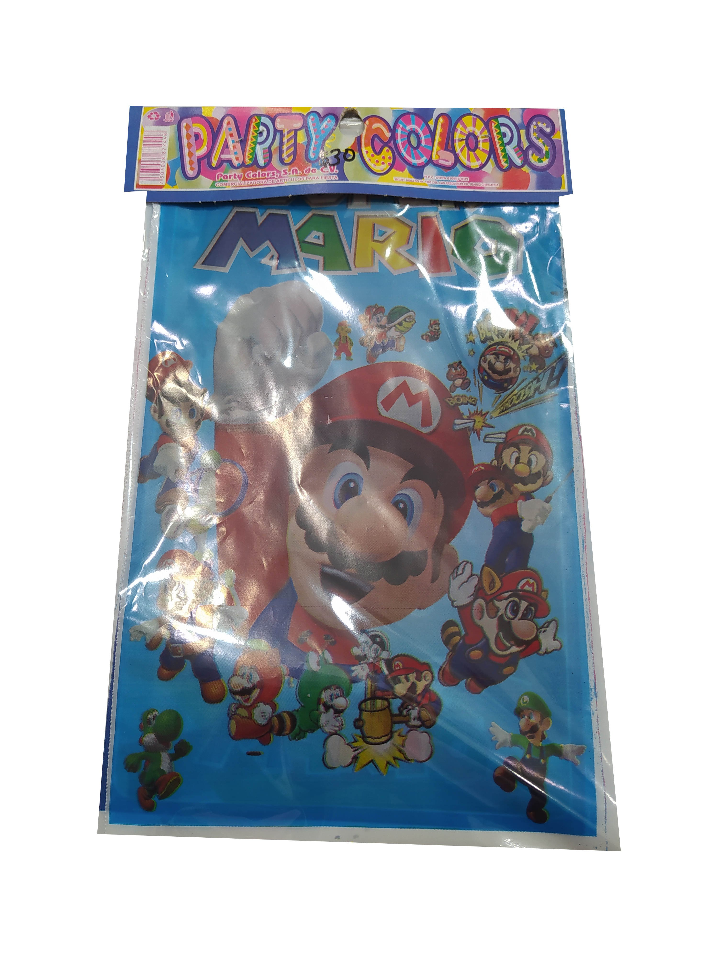 bolsa dulcera plastico figura mario bros paquete