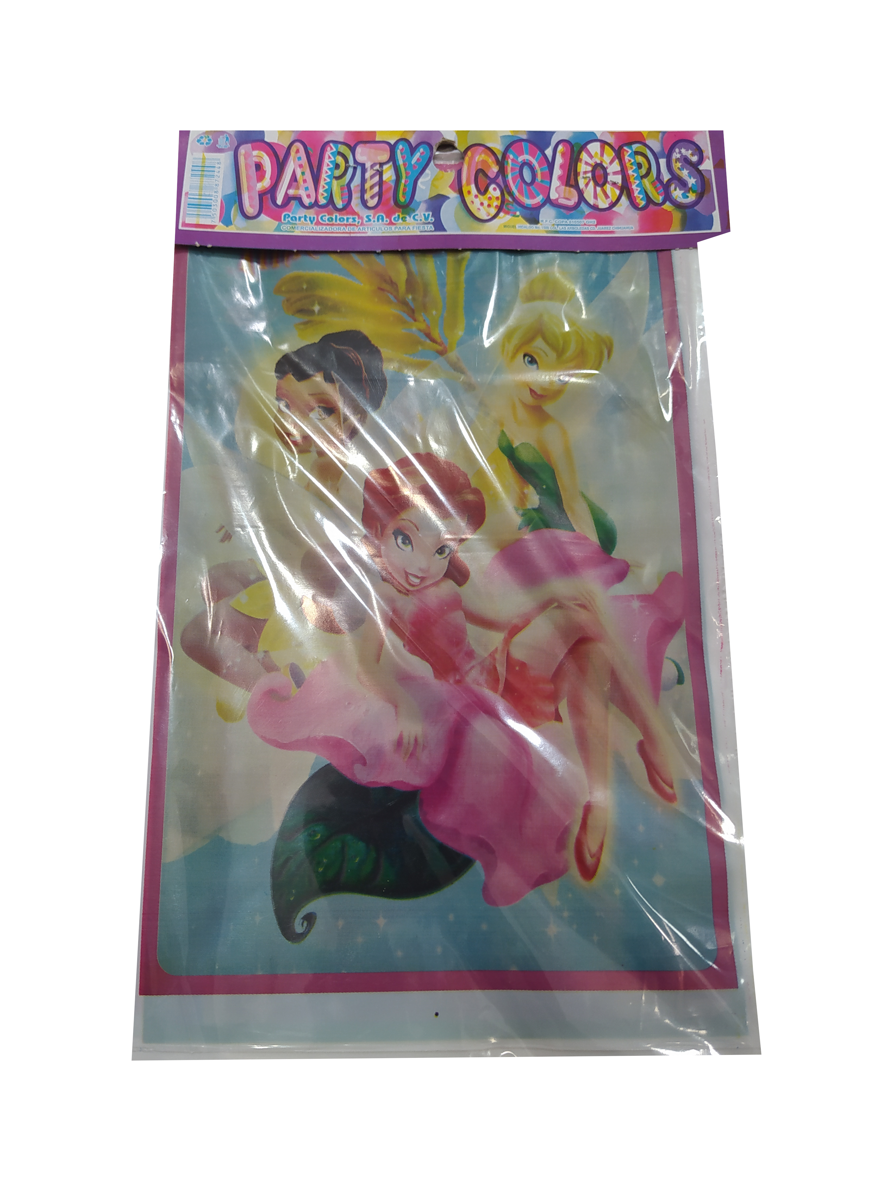 bolsa dulcera plastico figura hadas paquete