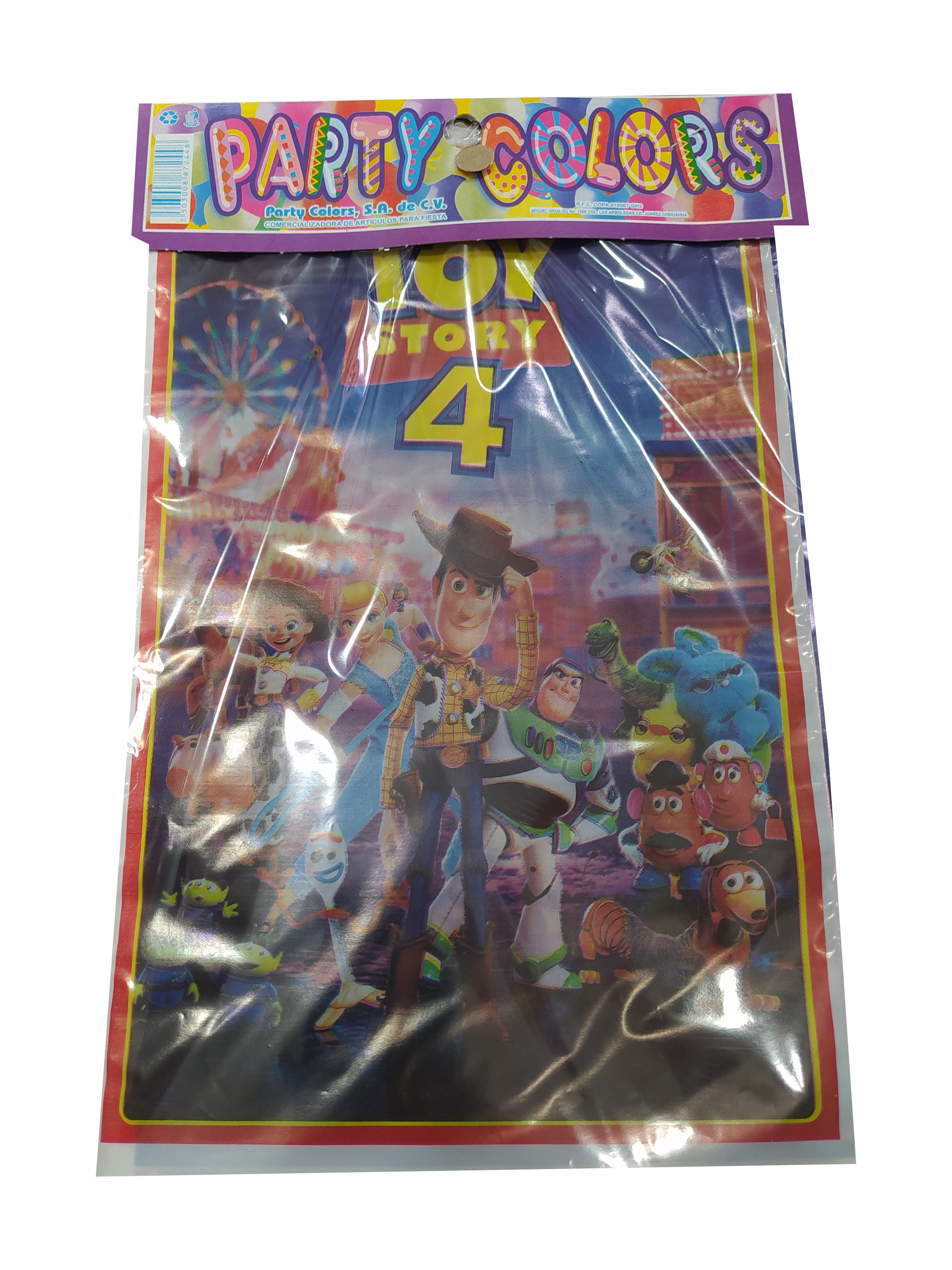 bolsa dulcera plastico figura toy stori paquete