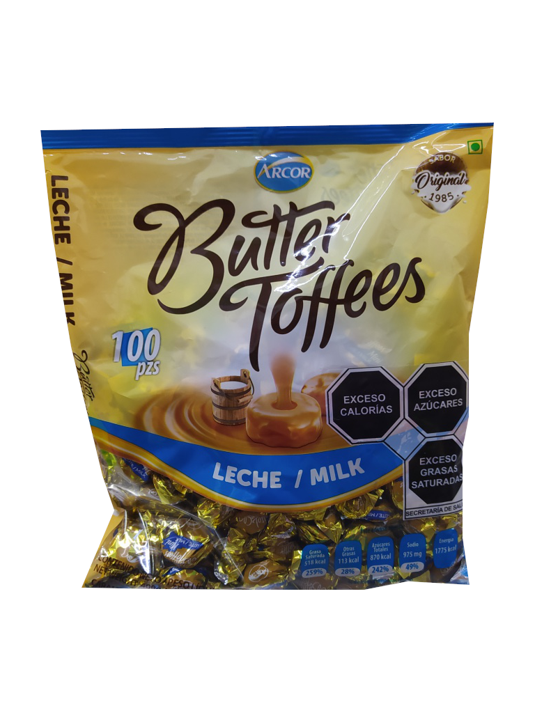 Caramel Butter Tofes Taste Milk Bag