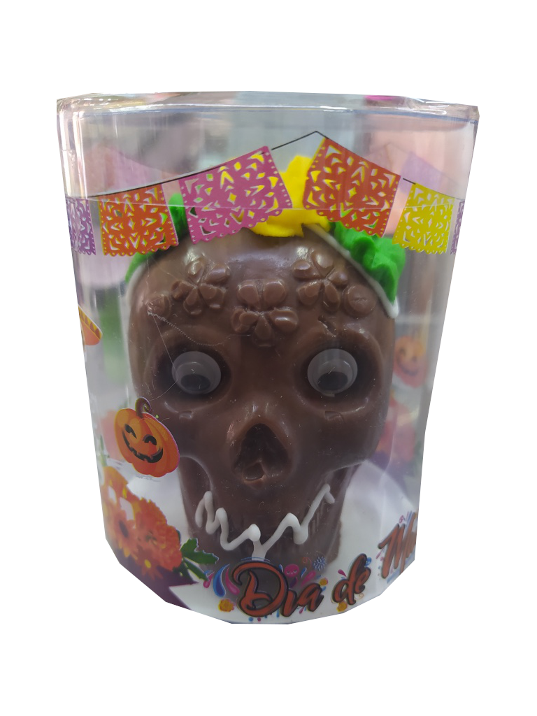 calavera chocolate #7 estuche