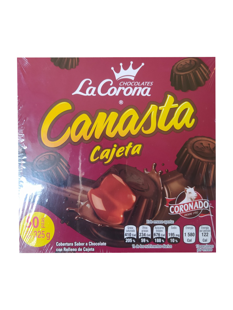 canasta cajeta la corona paquete