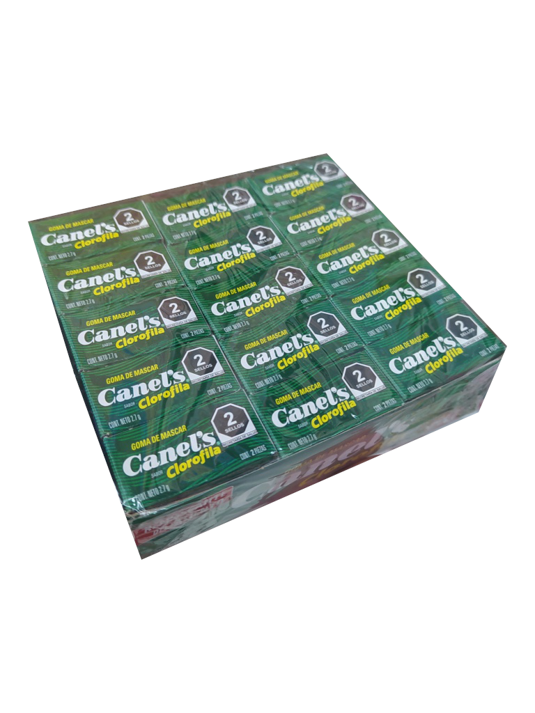 canels clorofila goma de mascar paquete