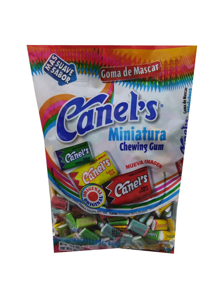 Chewing gum miniature bag