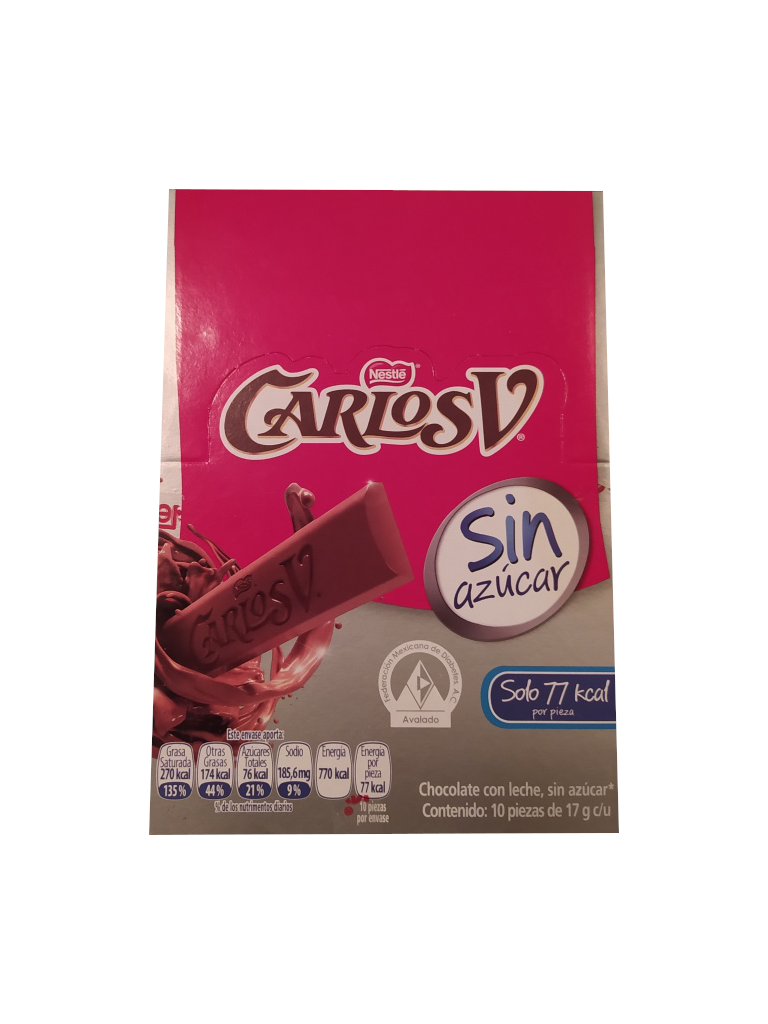chocolate carlos v without sugar package