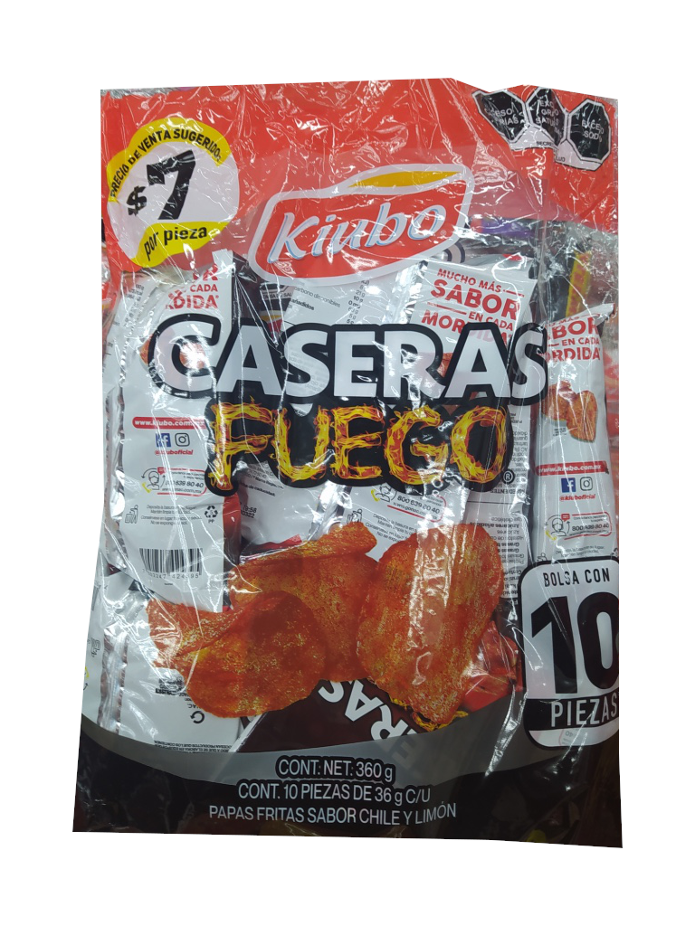 papas caseras fuego kiubo bolsa