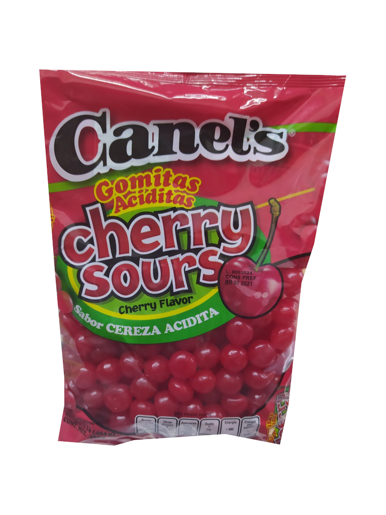 gomitas aciditas cherry canels bolsa