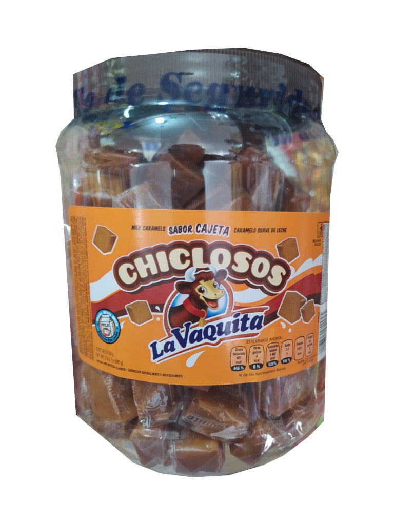 chiclosos cajeta la vaquita vitrolero 990gr