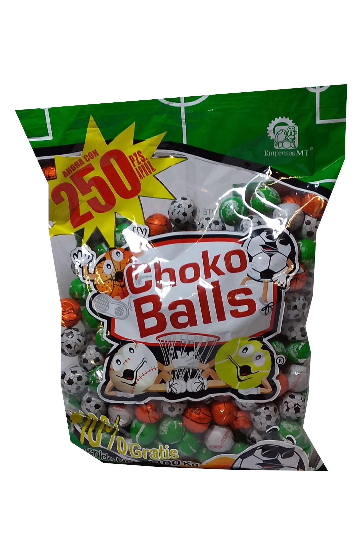 chocolate chocoballs bolsa 1kg