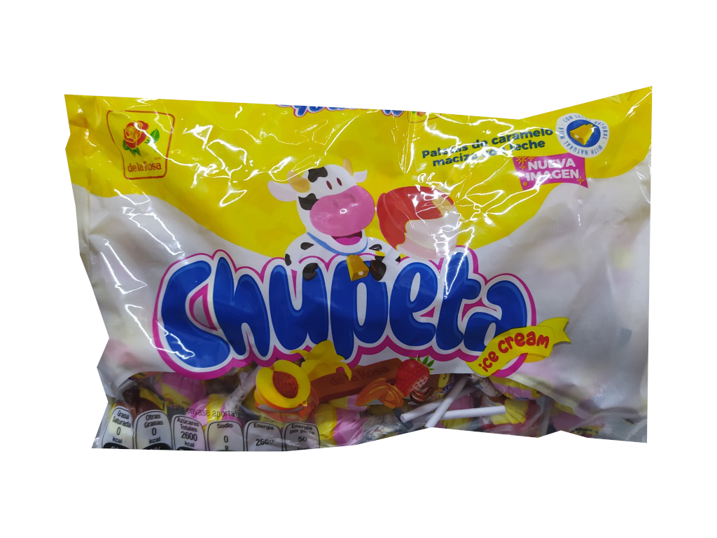 chupeta paleta de la rosa bolsa