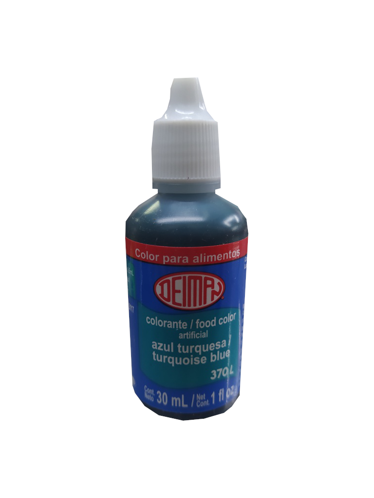 colorante vegetal deiman azul turquesa botella 30ml