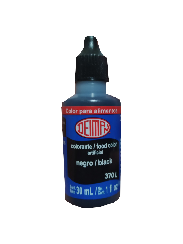 colorante vegetal deiman negro botella 30ml