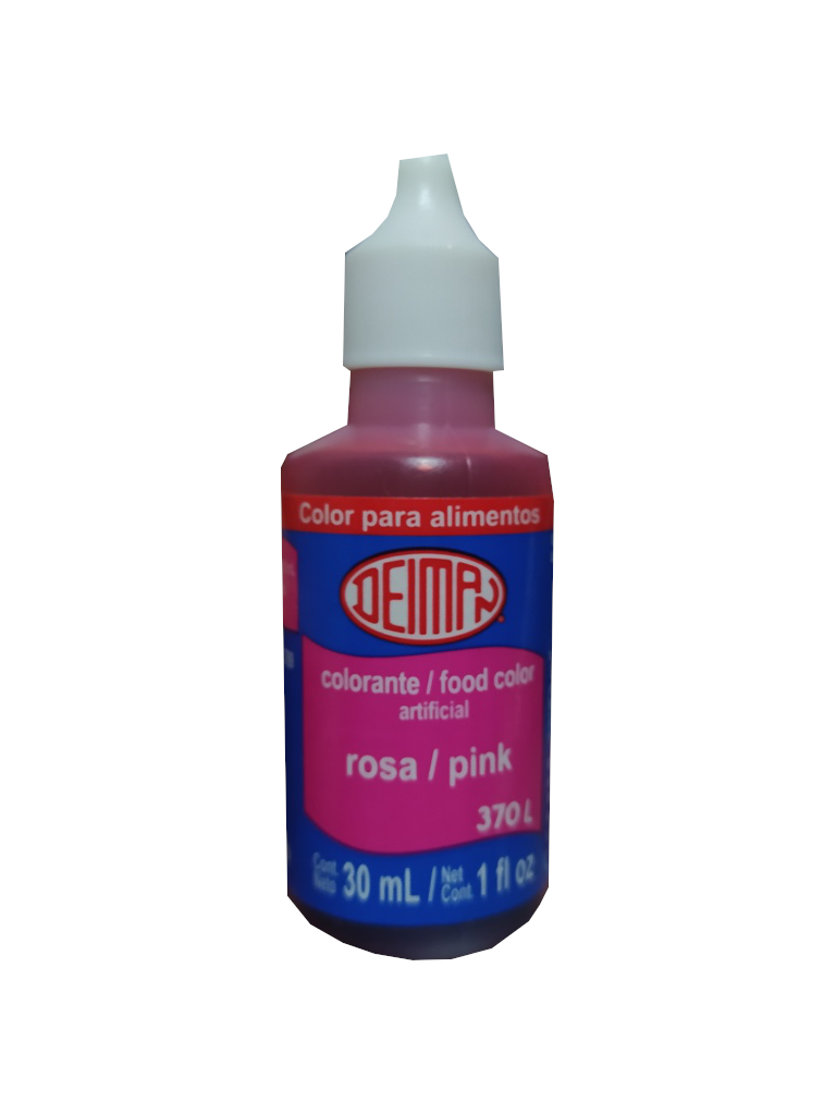 colorante vegetal deiman rosa botella 30ml