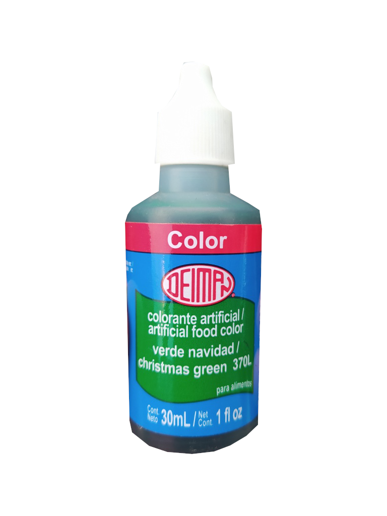 colorante vegetal deiman verde navidad botella 30ml