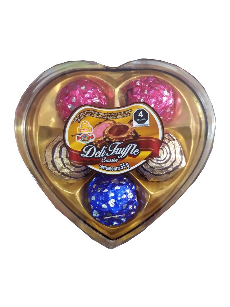 deli truffle corazon 55gr