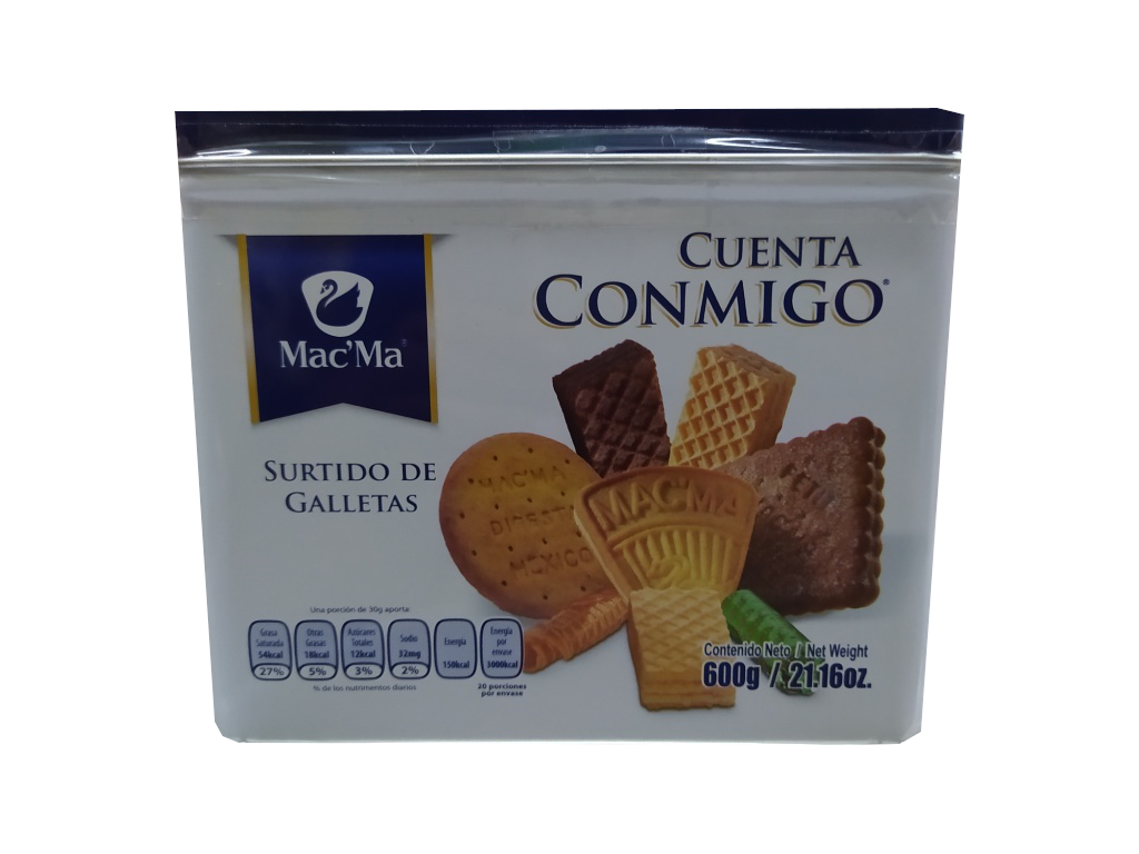 galleta macma cuenta conmigo lata 600gr