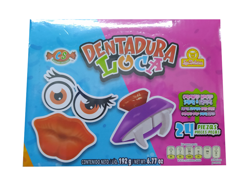 Crazy denture package.