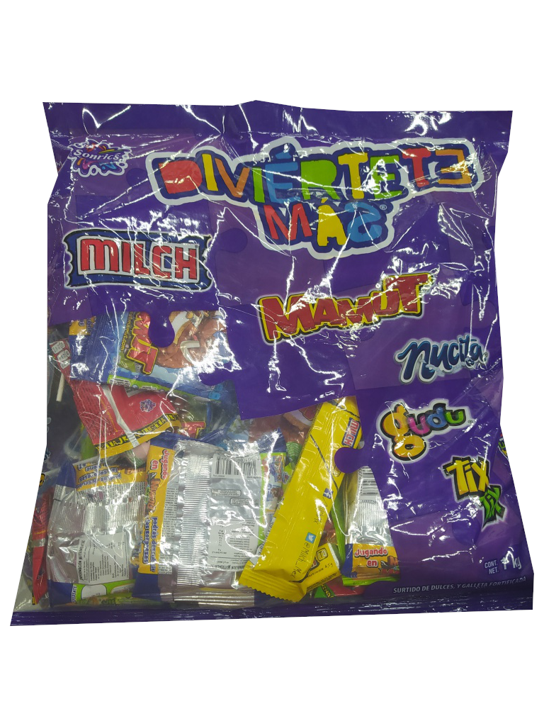 diviertete mas paquete de dulce bolsa 1kg