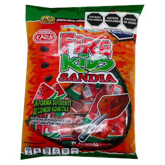 fire kids paleta gomita sandia bolsa