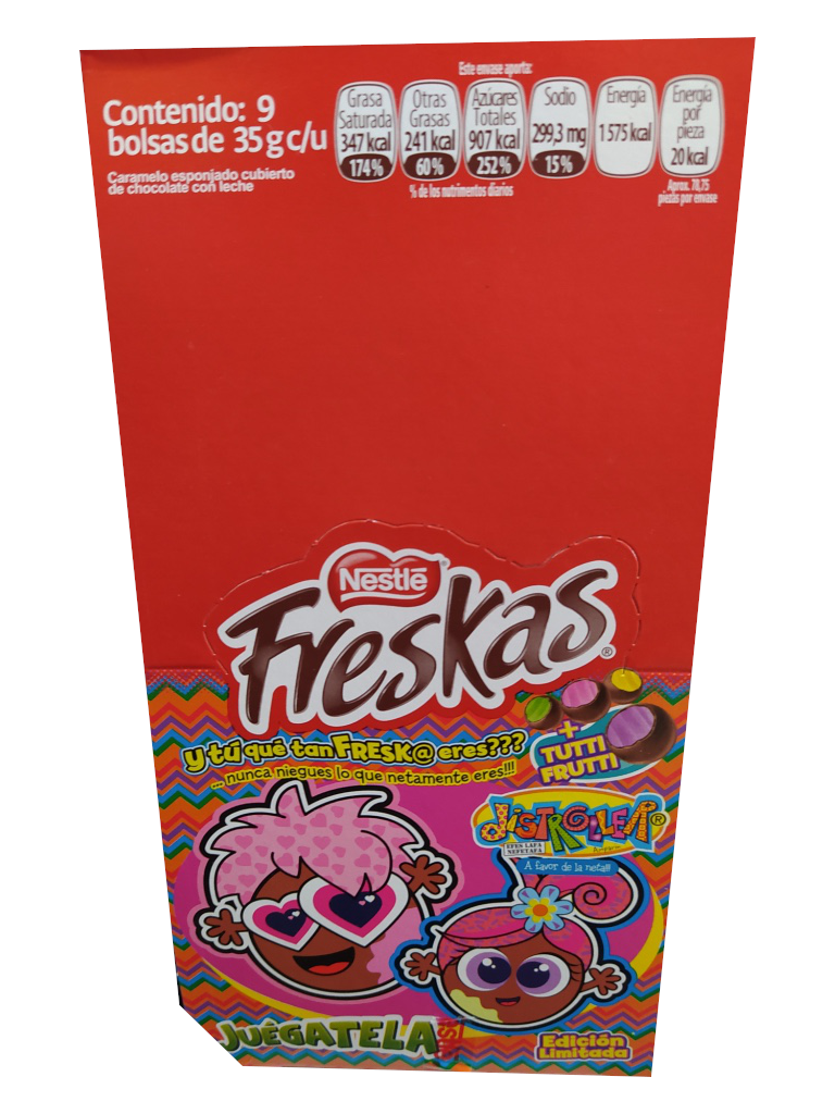 chocolate freskas nestle paquete