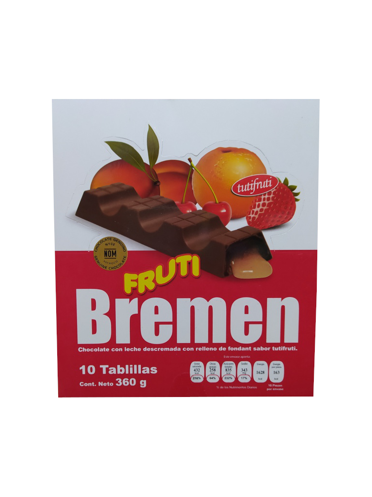 fruti bremen chocolate paquete