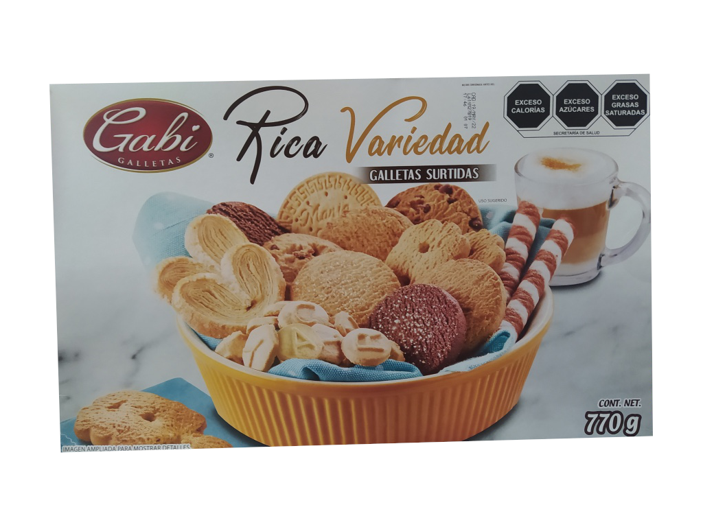 galleta gabi rica variedad 770gr
