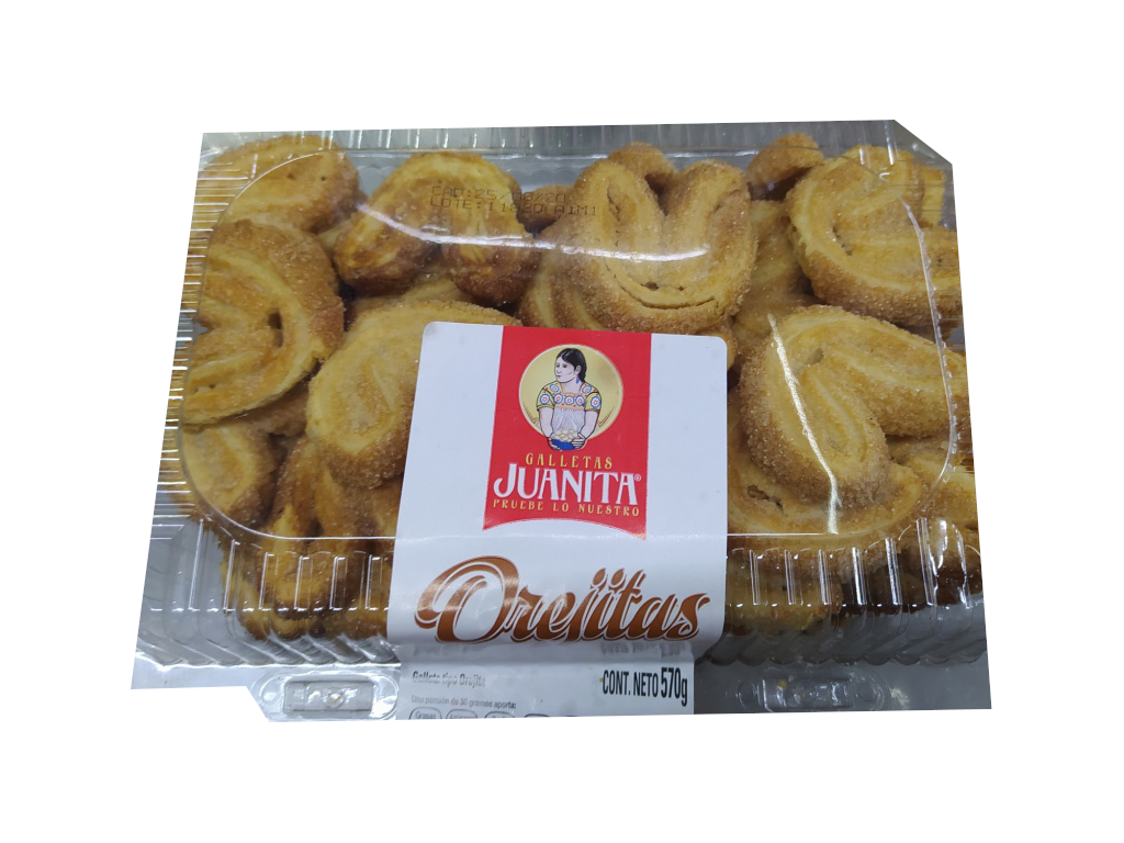 galleta juanita orejitas 570gr