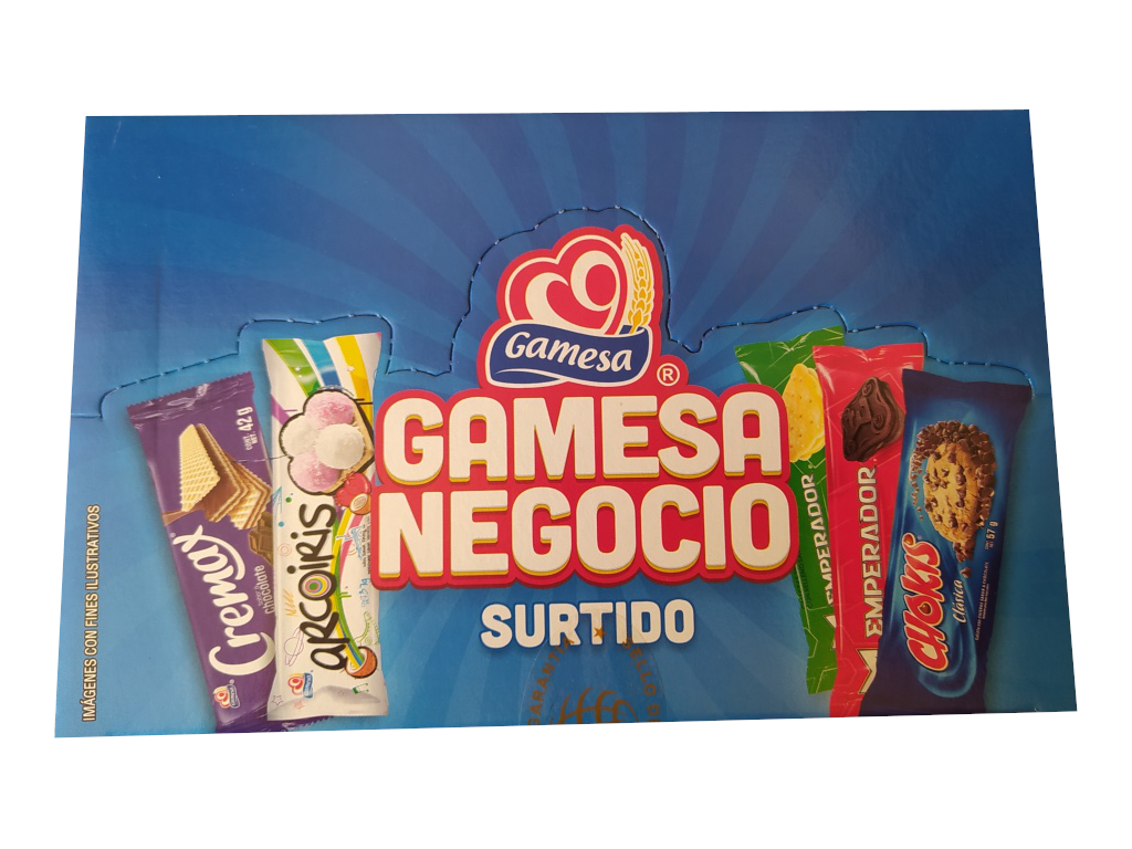 galleta surtido gamesa negocio paquete 496gr