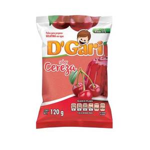Gari powder to prepare gelatin cherry bag 120gr
