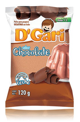Gari Octopus to prepare chocolate gelatin bag 120gr