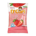 Gari powder to prepare gelatin strawberry milk bag 120gr