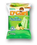 Gari powder to prepare pistache gelatin bag 120gr