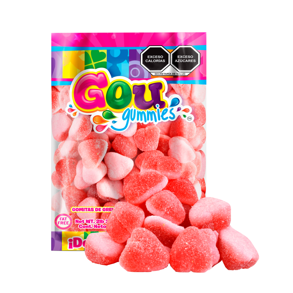 gomita gou corazon malvavisco bolsa 1kg