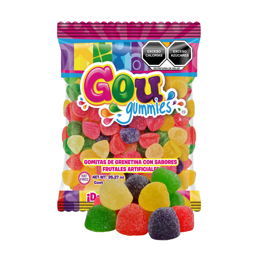 gomita gou gota grande colores bolsa 1kg