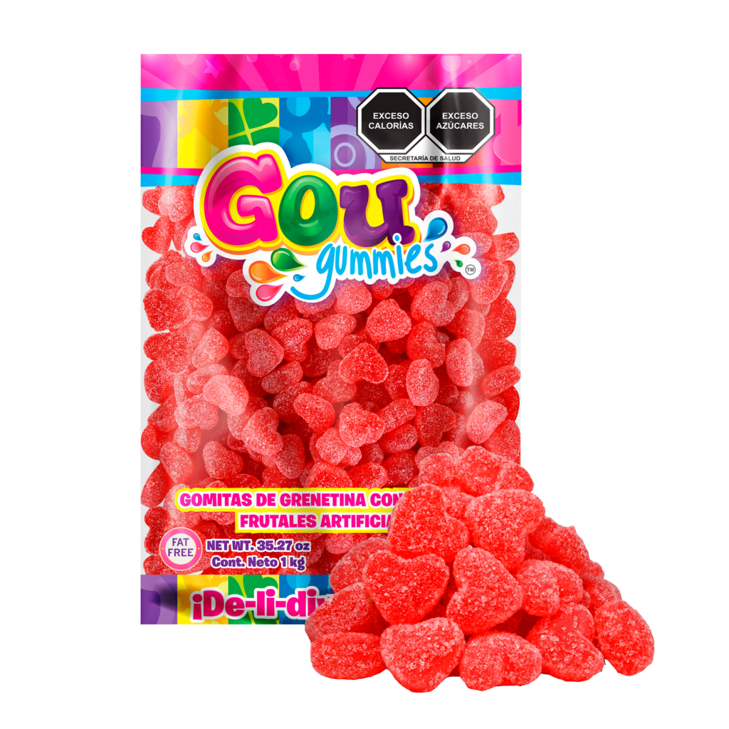 gomita gou corazon mini bolsa 1kg