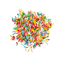 granillo colores bolsa 1kg