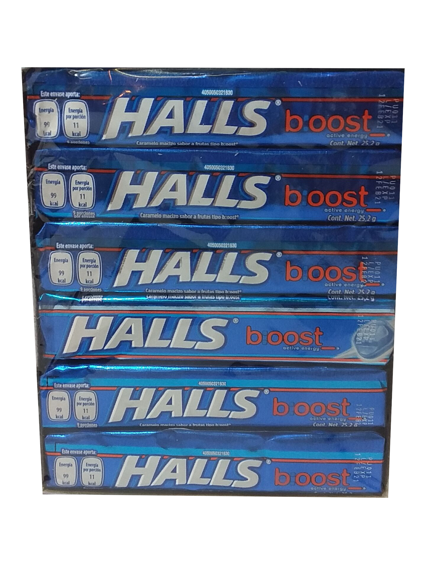 halls sabor boost paquete