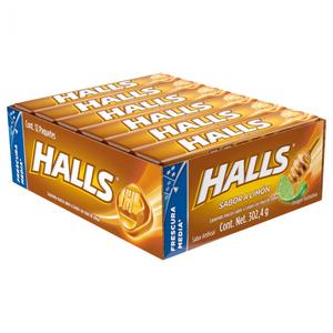 halls sabor miel paquete