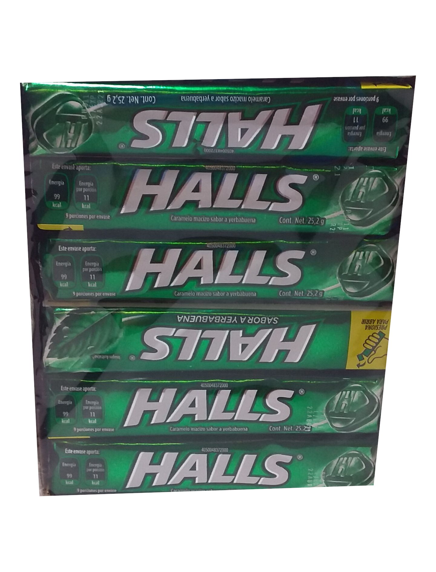 halls sabor yerbabuena paquete