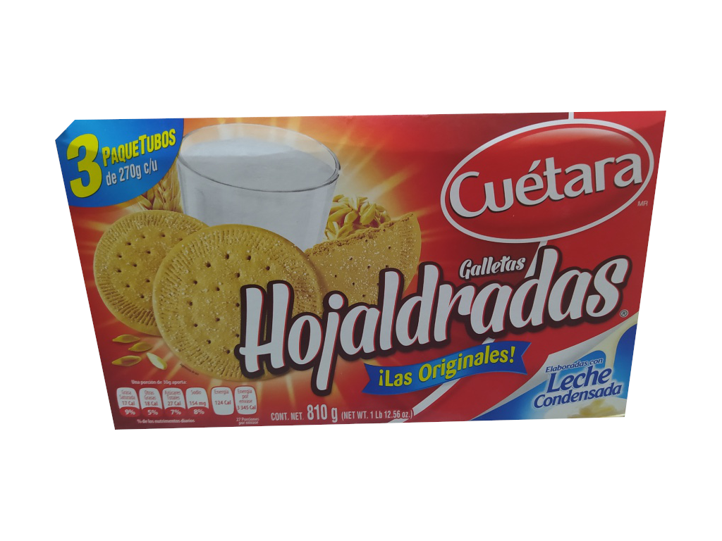 galletas cuetara hojaldradas paquete 810gr