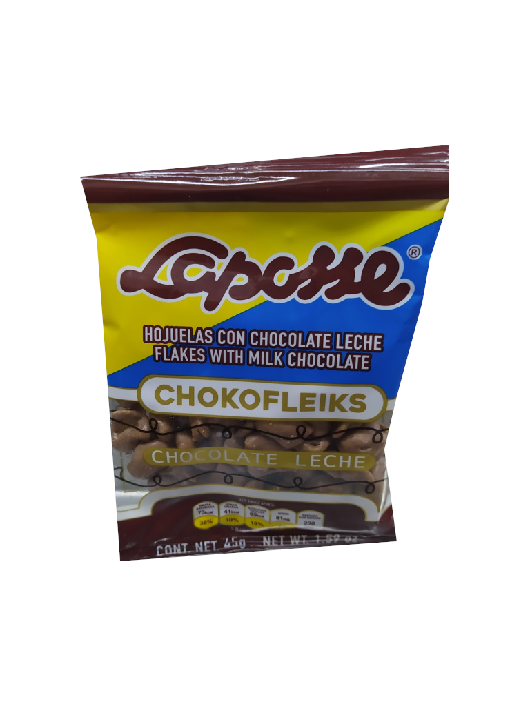 chokofleiks laposse bolsa 45gr
