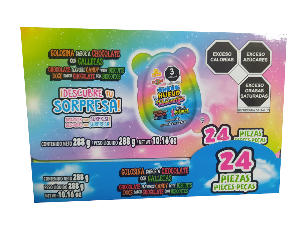 choco huevo unicornio paquete
