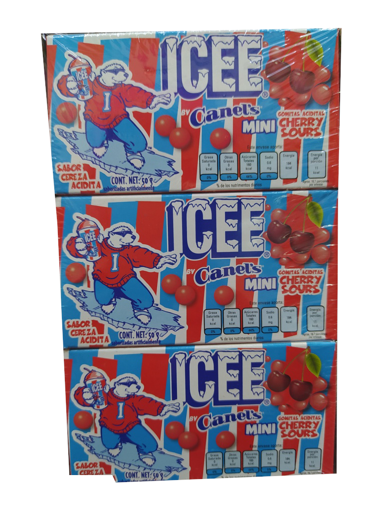 Gomita Mini Icee Flavor Cherry Acidita Package