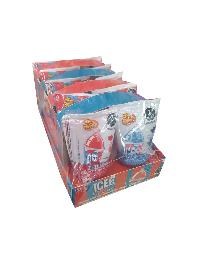 icee dulce en pasta paquete