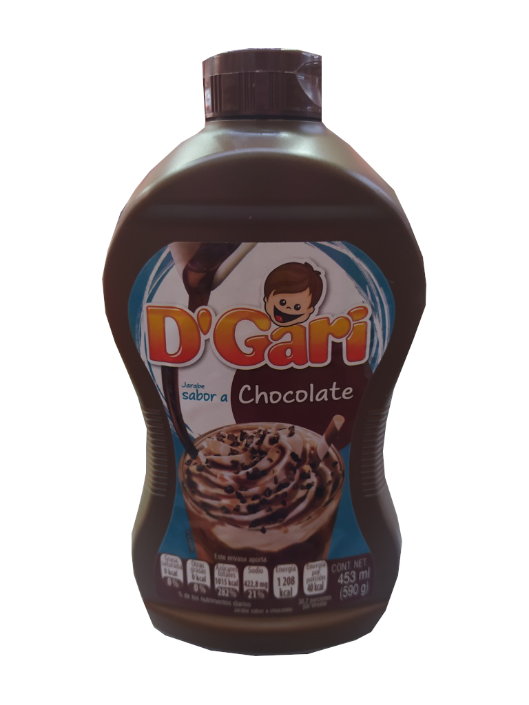 jarabe gari sabor chocolate 453ml