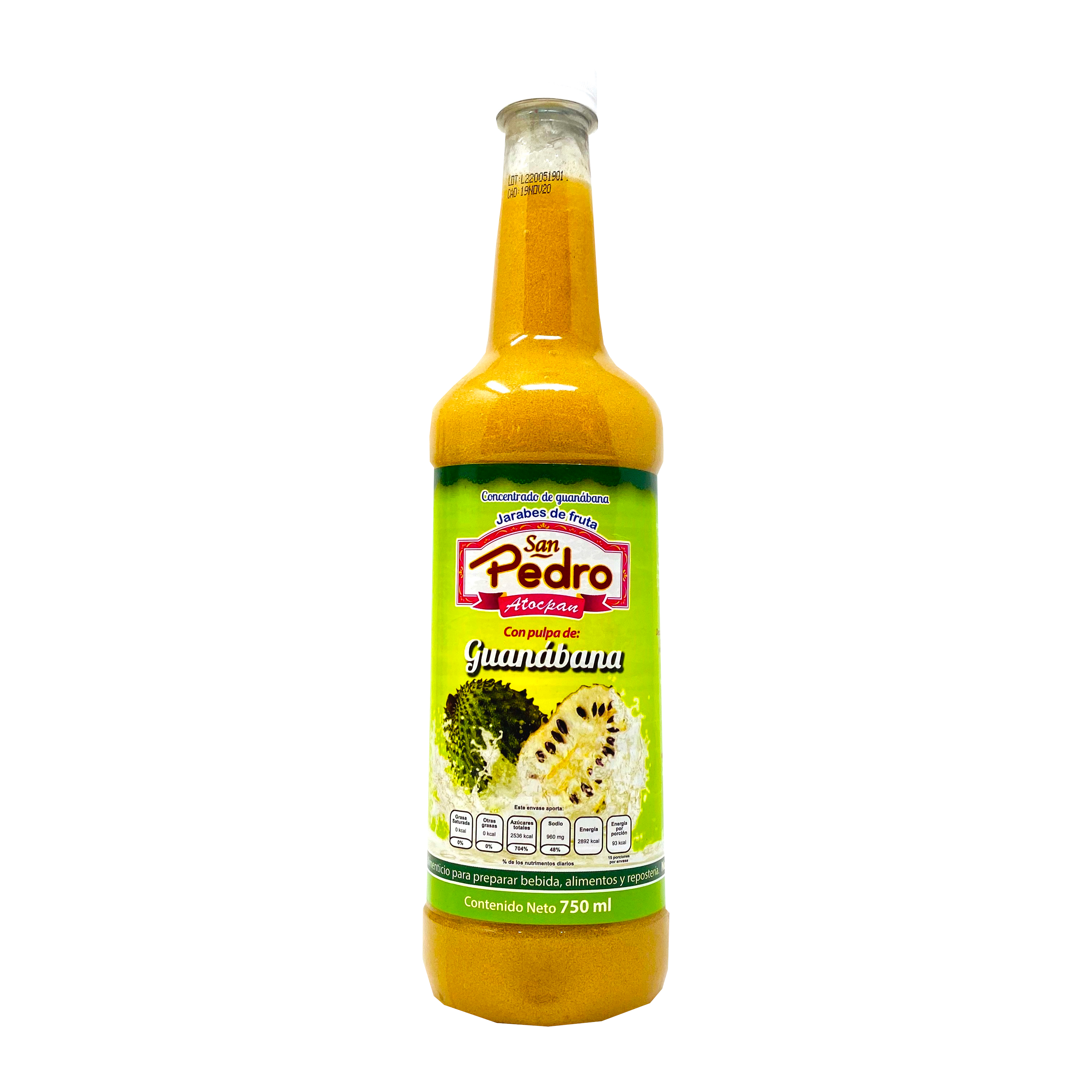 Syrup San Pedro flavor guanabana bottle 750ml